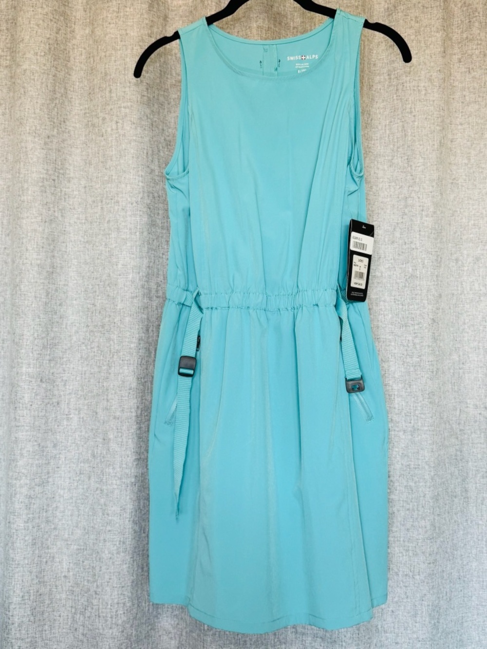 Swiss Alps Dress Women's S Active Stretch Trail Hiking Turquoise Athleisure New